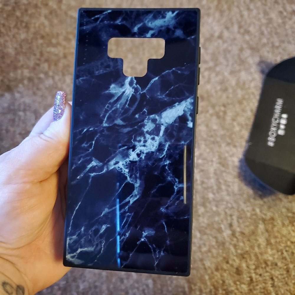 Marble Galaxy Note 9 Phone Case ~ Square